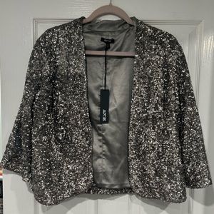 Sequined blazer!